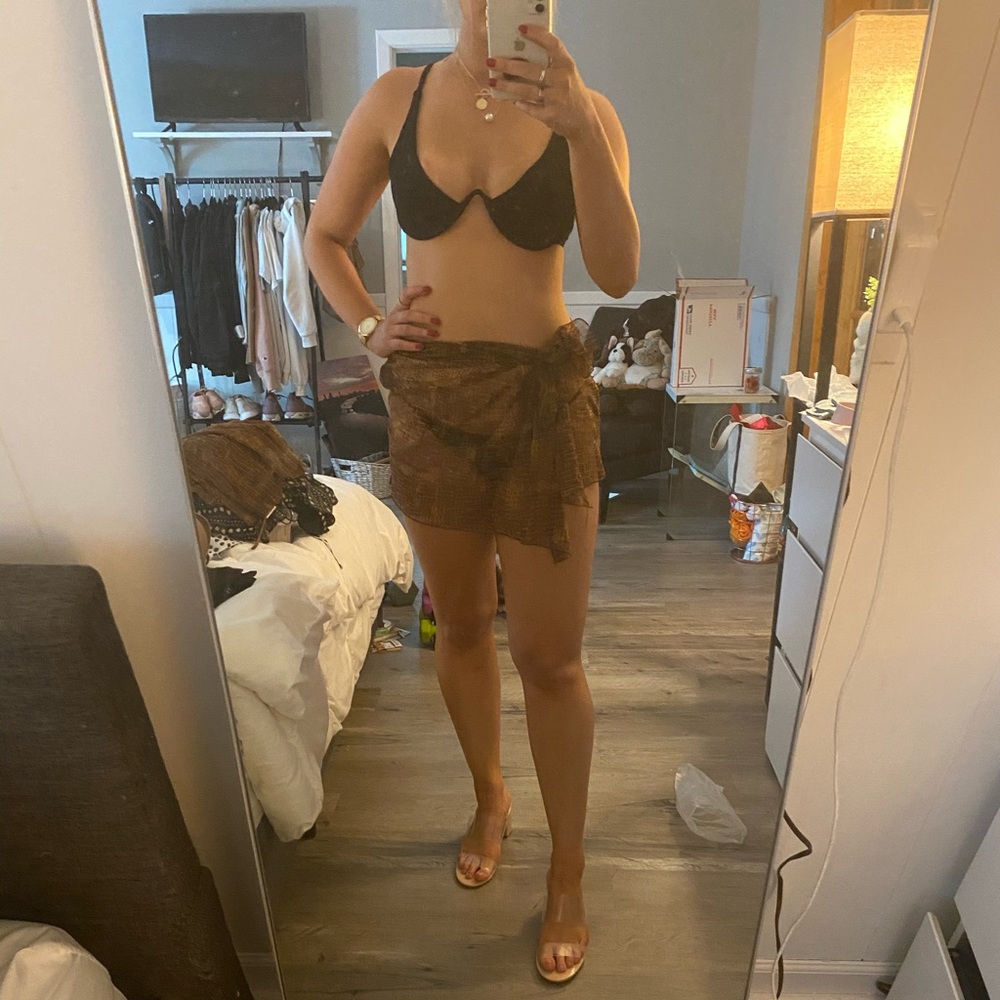 Bathing suit cover up set small